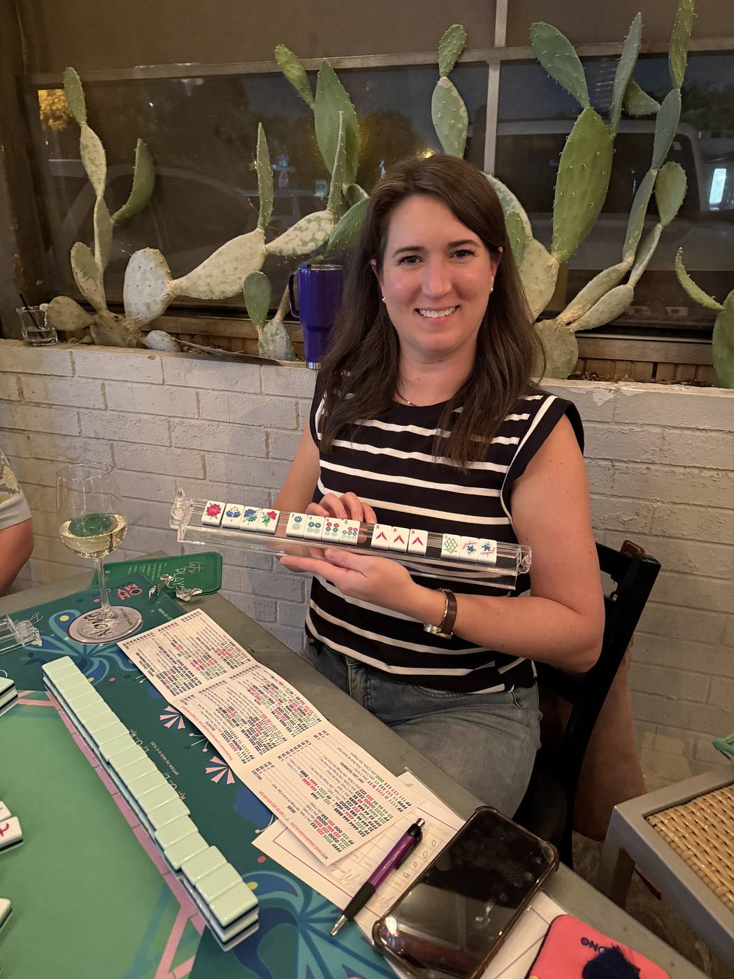 Player with tiles
